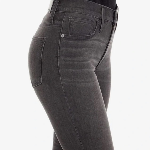 Madewell 9'' Mid-Rise Skinny Jeans in Black Sea - size 27 - Picture 3 of 6